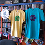 MUSIC SAVES tahiti blue logo t-shirts