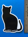 Vinyl cat die-cut stickers