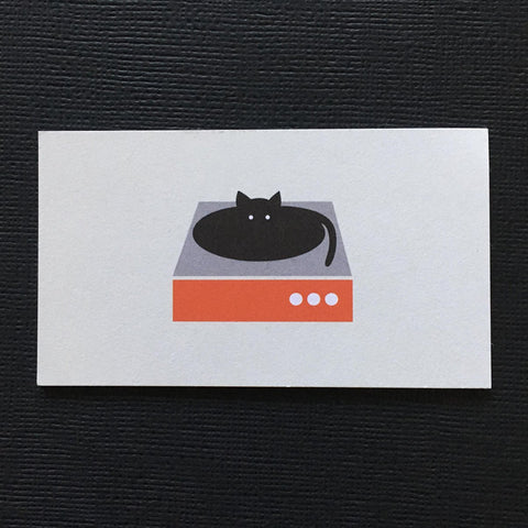 Vinyl Cat Turntable Magnet